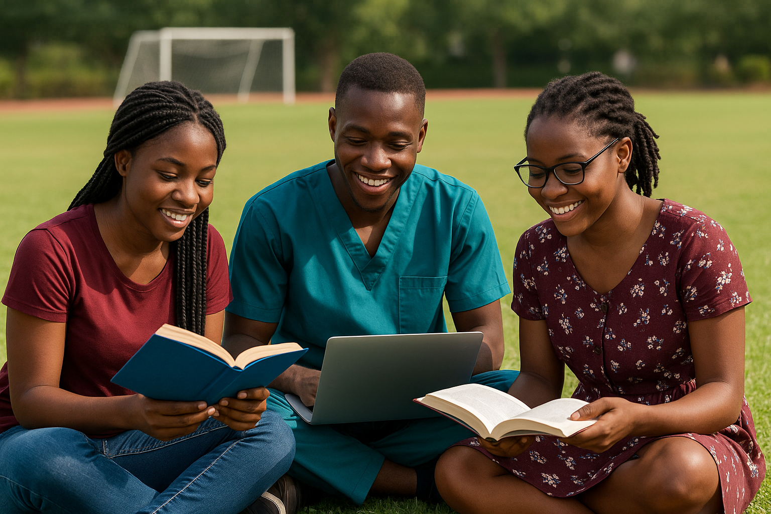 African students in medical training